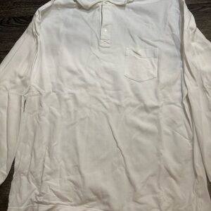 Hartford White Long Sleeve Polo Shirt. NWOT